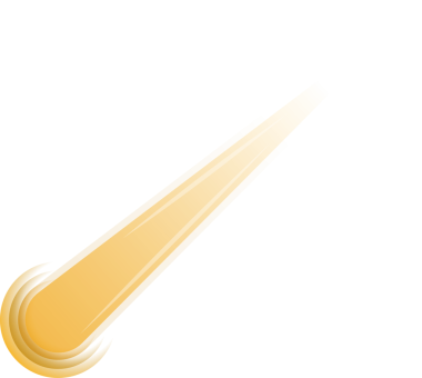 Düz vektör altın kuyrukluyıldız yuvarlak başlı ve şeffaf arka planda ince kuyruklu yıldızla sürükleniyor. Lüks, zarafet, minimalizm, soyut, fütüristik, dinamik, prim