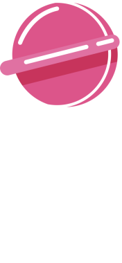 Yuvarlak pembe lolipop düz dizayn ve parlak röflelerle şeffaf arkaplanda yüzüyor. Şeker, şekerleme, şeker, tatlı, tatlı, ikon, minimalist