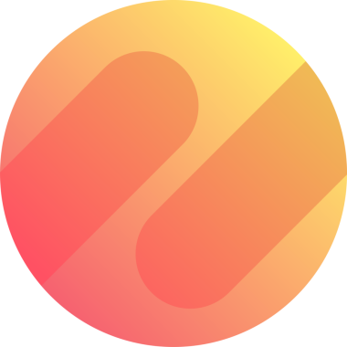 Düz tasarım soyut gradyan çemberi, şeffaf arkaplanda iki köşegen hap şekli gösteriyor. Geometrik, modern, canlı, minimalist, dijital, sanat, renkli