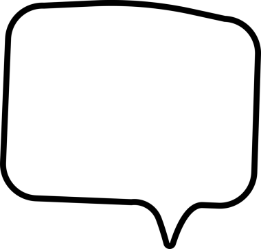 Düz tasarım konuşma balonu şeffaf arka planda, kalın hatlı, sivri kuyruklu. Vektör illüstrasyonu, minimalist, çizgi roman sanatı, iletişim, reklamcılık, grafik tasarımı, ui ögesi