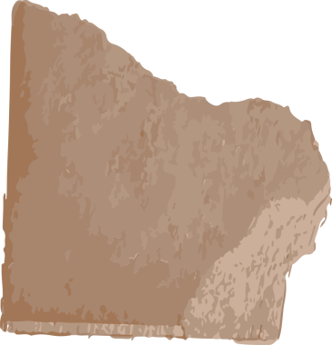 Kahverengi parça düz dizayndaki pürüzlü kenarları gösteriyor, benekli yüzeyi ve şeffaf arkaplanı var. Geometrik, soyut, doku, organik, minimalist, doğal, endüstriyel