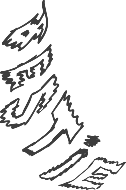 Soyut tırtıklı fırça darbeleri, şeffaf arkaplan ve düz tasarım üzerinde dikey eğri oluşturmaktadır. Çağdaş, sanatsal, minimalist, grafik, dijital, desen, desenli