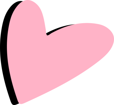Stilize edilmiş pembe kalp ikonu düz dizaynlı ve şeffaf arkaplanda siyah damla gölgesi var. Aşk, romantizm, şefkat, duygusal, grafik, minimal, pastel