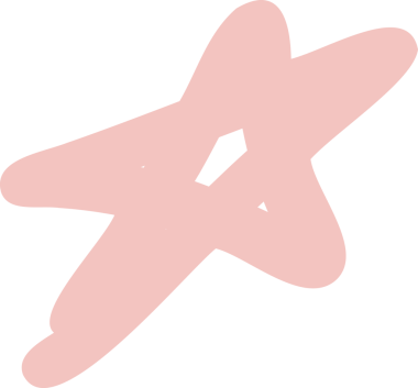 Pastel pembe döngüler düz dizayn ile iç içe geçerek şeffaf arkaplanda yıldız şeridi oluşturur. Soyut, pastel, geometrik, modern, minimalist, dijital, estetik