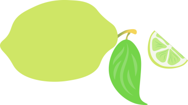 Citrus meyvesi, vektör illüstrasyonunda, şeffaf arka planda yaprak ve kama dilimleri ile yüzüyor. Taze üretim, sağlık, canlılık, doğal, minimalist, sağlık, gıda endüstrisi