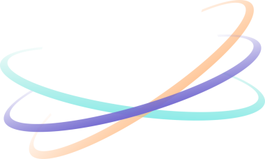 Soyut düz sanat eserleri, şeffaf arkaplan ile örülmüş üç adet turuncu turuncu turuncu turuncu kurdeleyi gösteriyor. Modern, minimalist, enerjik, akıcı, fütürist, zarif, dinamik