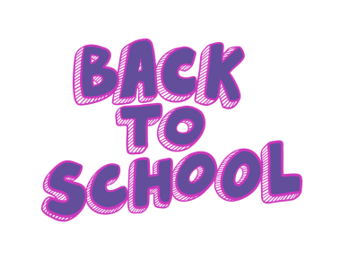 Pembe kapaklı, şeffaf arkaplan ve kopyalama uzayı ile bulut çerçeveli olarak okula geri gösteriliyor. Tipografi, grafik tasarım, eğitim, öğretici, vektör sanatı, dijital illüstrasyon, promosyon