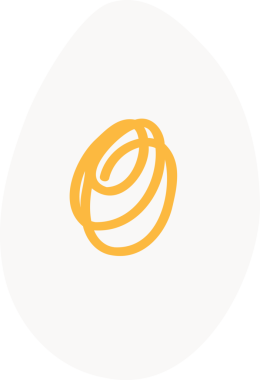 Üst üste binen turuncu halkalar, saydam arka planda, bembeyaz oval, düz dizayn gösteriliyor. Soyut, geometrik, minimalist, modern, dijital sanat, tasarım, markalaşma