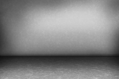 Minimalist stüdyo dairesi düz gri duvar buluşmasını düz tasarımla sergiliyor. Soyut, modern, gösterişsiz, nötr, çağdaş, profesyonel, çok yönlü