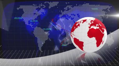 Güncellemeden sonra ortaya çıkan 3 boyutlu küre, değişen bağlantıları göstermek için rotaları takip ederken dönüyor. Coğrafya, teknoloji, veri görselleştirme, yenilik, dijital, bağlantı, fütürizm