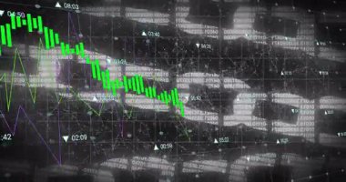 Yeşil mumların zirveye ulaştığını ve alıcılar trendleri zorlamadan önce vadiye geri döndüğünü gösteriyor. Finansal, analitik, dijital, veri, teknoloji, yatırım, pazar