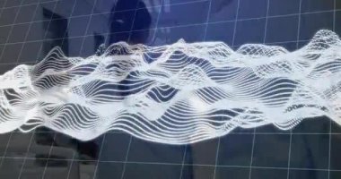 Tıbbi kliniklerin tablet şekillendirme tepelerini tıkırdatarak notları tartıştıklarını gösteren dalgalanma dalgası. Gelecek, sağlık, işbirliği, dijital, teknoloji, analiz, yenilik