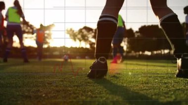 Top yuvarlama grafiği, defans oyuncusunun spor antrenmanında ağırlık değiştirmesini engelliyor. Atletik, takım çalışması, strateji, performans, koçluk, simülasyon, sportmenlik