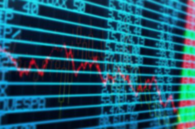 Mali rakamlarla ticaret kurulunun çizimi