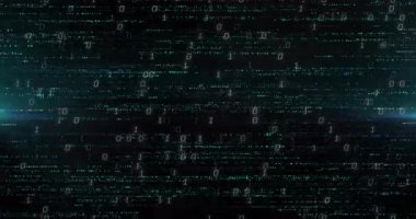 Sürekli yüksek hızlı akış için seyrek ikili basamaklar dolgu yapıyor ve hızla artan dijital akımlar. Teknoloji, siber güvenlik, veri, dijital, soyut, geleceksel, siber uzay