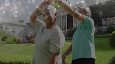 Üst düzey çiftler el ele tutuşup dans ediyorlar, dönüyorlar, hareketli kalplerle sallanıyorlar. Romantizm, arkadaşlık, açık hava aktivitesi, yaşam tarzı, canlılık, zarafet, bağlantı