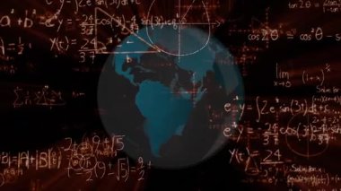 Animasyon başladıktan sonra, dönen dünya dönen ışıklar dönen matematiksel formüller görselleştiren trendler ortaya çıkarıyor. Coğrafya, veri görselleştirme, dijital sanat, teknolojik, analitik, yenilik, eğitim