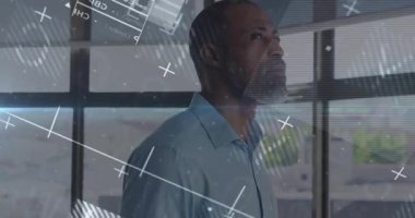 Finans kavrayışları için GBP USD grafik hareketinin yürütme işlemi başlatılıyor. Finansal analiz, veri görselleştirme, iş zekası, şirket, modern ofis, analitik, teknoloji