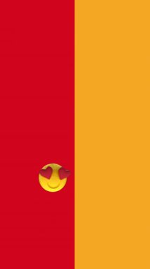 Gökkuşağı arka planında kalp simgelerinin animasyonu. gurur ayı ve dijital olarak oluşturulan kutlama konsepti.