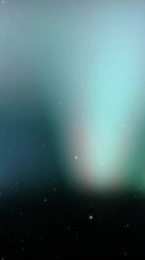 Siyah arka planda yıldızların ve renkli gölgelerin canlandırılması. Soyut arkaplan ve şablon kavramı dijital olarak oluşturuldu.