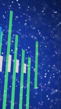 Korse üzerinde DNA ipliği ve dijital veri işleme animasyonu. Dijital olarak oluşturulmuş küresel bağlantılar, hesaplama ve veri işleme kavramı.