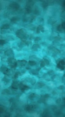 Mikroskobik biyolojik yapılara benzeyen soyut mavi hücreler animasyonu. Biyoteknoloji, nanoteknoloji, mikrobiyoloji, dijital, bilimsel, moleküler