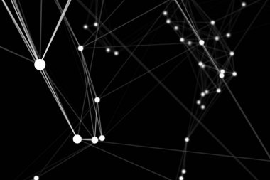 Futuristic black background, simple design