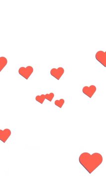 Oğlu beyaz arka planda, kalpleri olan farklı eşcinsel çiftlerin animasyonu. Aile ve evlat edinme kavramı dijital olarak oluşturulmuş video.