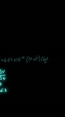 Animation of mathematical formulae and scientific data processing over black background. Global science, computing and data processing concept digitally generated video.