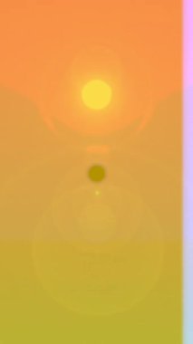 Renkli dairelerin animasyonu ve alışveriş poşetlerinde indirim. ticaret, fiyatlar, promosyonlar ve dijital olarak üretilen satışlar.