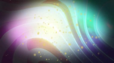 Merkezi parıltı başlayan pastel dalgalar dışarı doğru dalgalanırken altın parçacıklar derinliğe doğru sürükleniyorlar. Soyut, dijital sanat, enerjik, dinamik, kozmik, hareketli, parıltılı