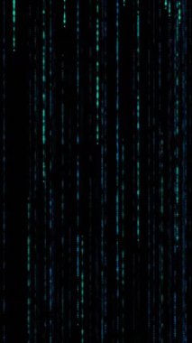 Siyah arkaplanda hareket eden ışık izlerinin animasyonu. Şekiller, hareket ve arkaplan konsepti dijital olarak oluşturulmuş video.