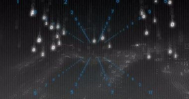 Karanlık şebeke açılışı, dijital zirveye yükselen ağ arazisi görüntüleme verisi olarak rakamları kademeli olarak gönderir. Siber, geleceksel, veri, dijital, teknoloji, soyut, görselleştirme