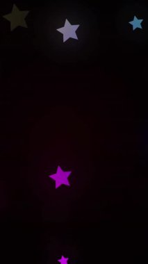 Siyah arkaplandaki yıldızların üzerindeki Noel Baba kızağının canlandırması