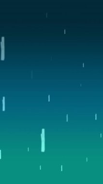 Mavi arka planda hipnotik hareketlerle hareket eden çoklu parlayan mavi yıldızların animasyonu. Renk ve hareket kavramı dijital olarak oluşturuldu.