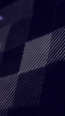 Siyah arkaplan üzerinde dijital veri işleme ve küre animasyonu. Dijital olarak oluşturulmuş küresel bağlantılar, hesaplama ve veri işleme kavramı.