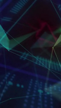 Animation of network of fibre optic strands over connections. Data processing, connections and digital interface concept digitally generated video.