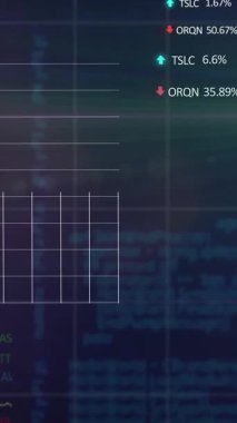 Bu animasyon, pırıl pırıl turuncu ve sarı bir ışığın kusursuz bir döngü içinde hipnotik hareketini tasvir ediyor. Animasyon, borsa görüntüsünü kırmızı, mavi, mor ve yeşil grafiklerle temsil ediyor.
