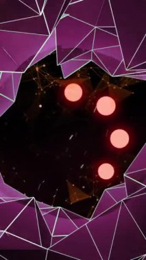 Siyah arkaplandaki veri yükleme halkasının animasyonu. iletişim teknolojisi, veri paylaşımı ve dijital arayüz konsepti dijital olarak oluşturulmuş video.