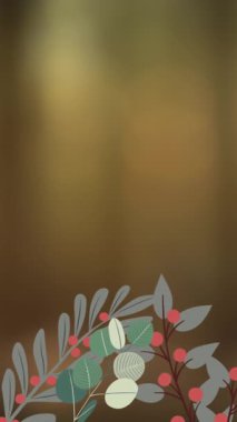 Yeşil arka planda ampullerin ve çiçeklerin canlandırılması. küresel çevre, yeşil enerji ve dijital arayüz konsepti dijital olarak oluşturulmuş video.