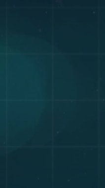 Karanlık arka planda veri işleme sisteminin animasyonu. Küresel finans, iş, bağlantılar, hesaplama ve veri işleme kavramı dijital olarak oluşturulmuş video.