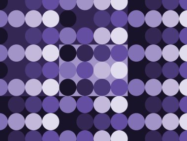 Mavi gradyan arkaplanda yan yana renkli dairelerin tam kare görüntüsü, kopyalama uzayı. Geometrik şekil, reklam, stüdyo çekimi, çizim ve soyut kavram.