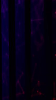 Siyah arkaplanda hareket eden şekillerin animasyonu. Küresel iş ve dijital arayüz kavramı dijital olarak oluşturulmuş video.