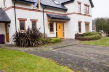 Garaj yolu olan Beyaz Saray cephesi