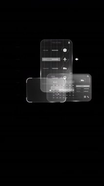 Siyah arkaplanda veri işleme animasyonu. Küresel gönderme, ağlar, dijital arayüz, hesaplama ve veri işleme kavramı dijital olarak oluşturulmuş video.