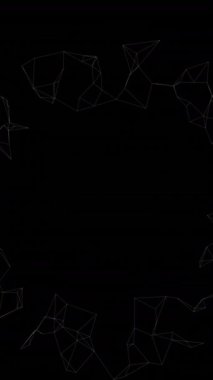 Okul eşyalarının bağlantı ağı üzerinden canlandırılması. eğitim ve öğrenme kavramı dijital olarak oluşturulmuş video.