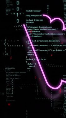 Ai metni, beyin ve veri işleme animasyonu. Dijital olarak oluşturulmuş küresel yapay zeka, bağlantılar, hesaplama ve veri işleme kavramı.