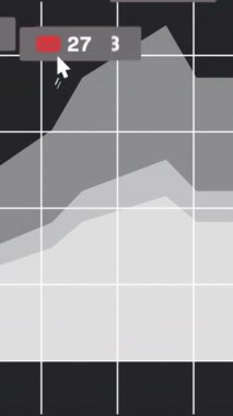 Sosyal medyanın beğeni, mesaj ve bildirimlerle etkileşiminin animasyonu. ağ, dijital, katılım, iletişim, tepkiler, bağlantı