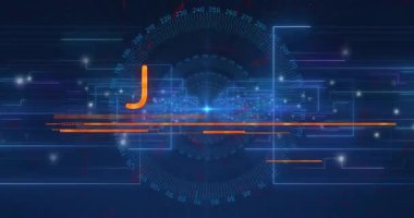 Başlangıçta sinyal satırları uyarı üçgeninde DANGER metin dönüşümü IMMEDIATE AcTION İSTİYOR. Siber güvenlik, teknoloji, alarm, geleceksel, arayüz, dijital, tehlike