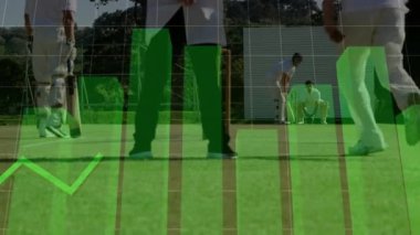 Bowling, spor analizinde dalgalanan çizelge ve çizgi çizelgesi oluşturarak bacak kaldırıyor. Sporcular, rekabet, strateji, performans, açık hava, dinamik, takım çalışması